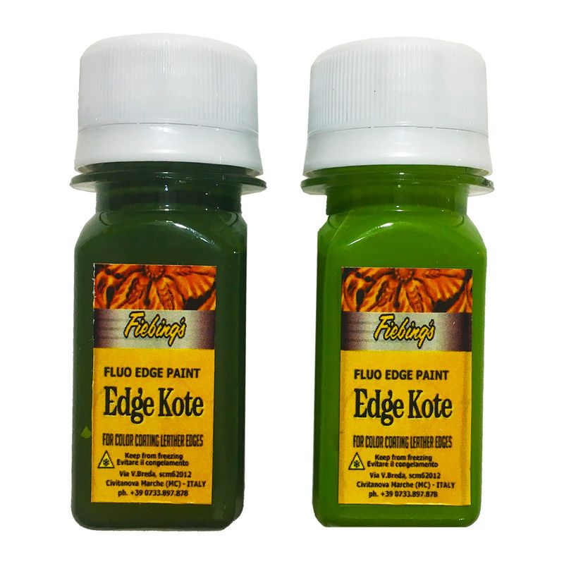 رنگ سبز لبه چرم ادج کوت مدل ek grn 2x حجم 30 میلی لیتر  بسته 2 عددی